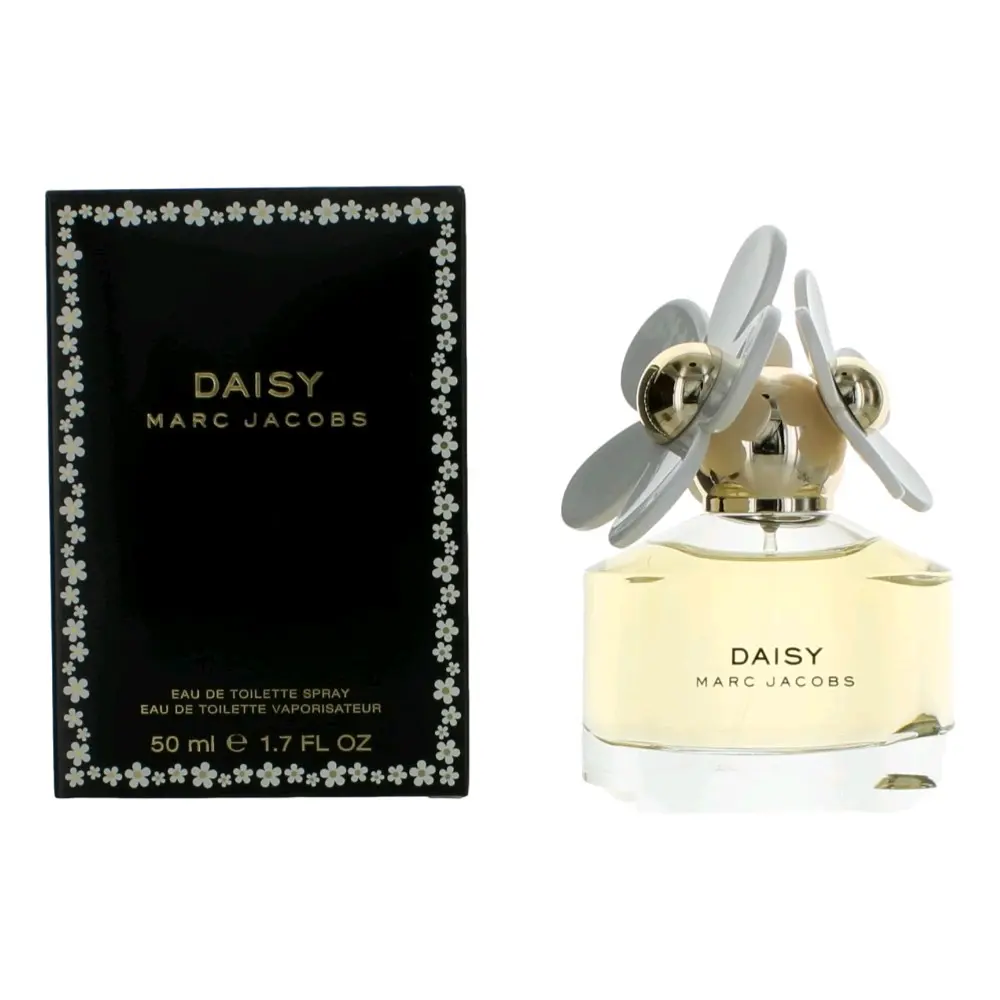 Marc Jacobs Daisy Women's EDT Spray - 1.7 oz (1 to 1.9 fl oz), Spicy Gardenia & Grapefruit Scent, Launched in 2007