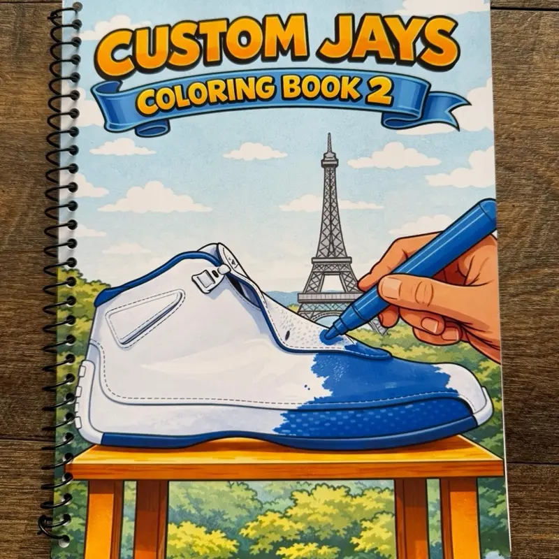 Custom Jays 2 Coloring Book Custom Jays 2 Coloring Book