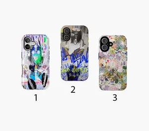 Custom Bladee Album Fan Art Smartphone Cover, Rubber Shockproof Heavy-Duty Drop Protection Case, Scratch-Resistance Protector for iPhone 11 12 13 14 15 16 17 Pro Max Plus