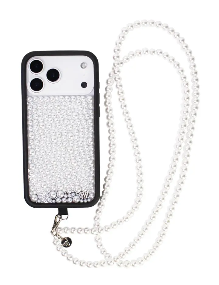 Pearl Crossbody | White Phone Accessory Charm