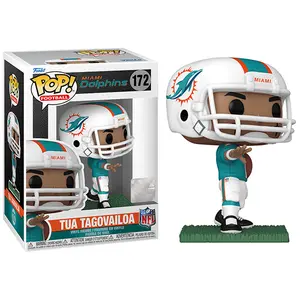 Funko Pop! Tua Tagovailoa Miami Dolphins NFL 172 Pop Near Mint Condition with PopShield Protector