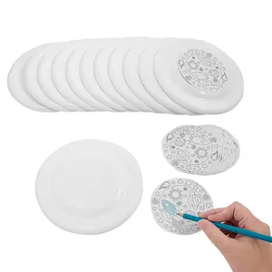 Color Your Own Cosmic Flying Disks - 12 Pc.