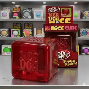 Stress-Relieving Sensory Toy — Soft, Squeezable Fidget Cube: Helps Alleviate Anxiety and Calm Emotions; a Focus-Aid Toy Suitable for Both Children and Adults.
