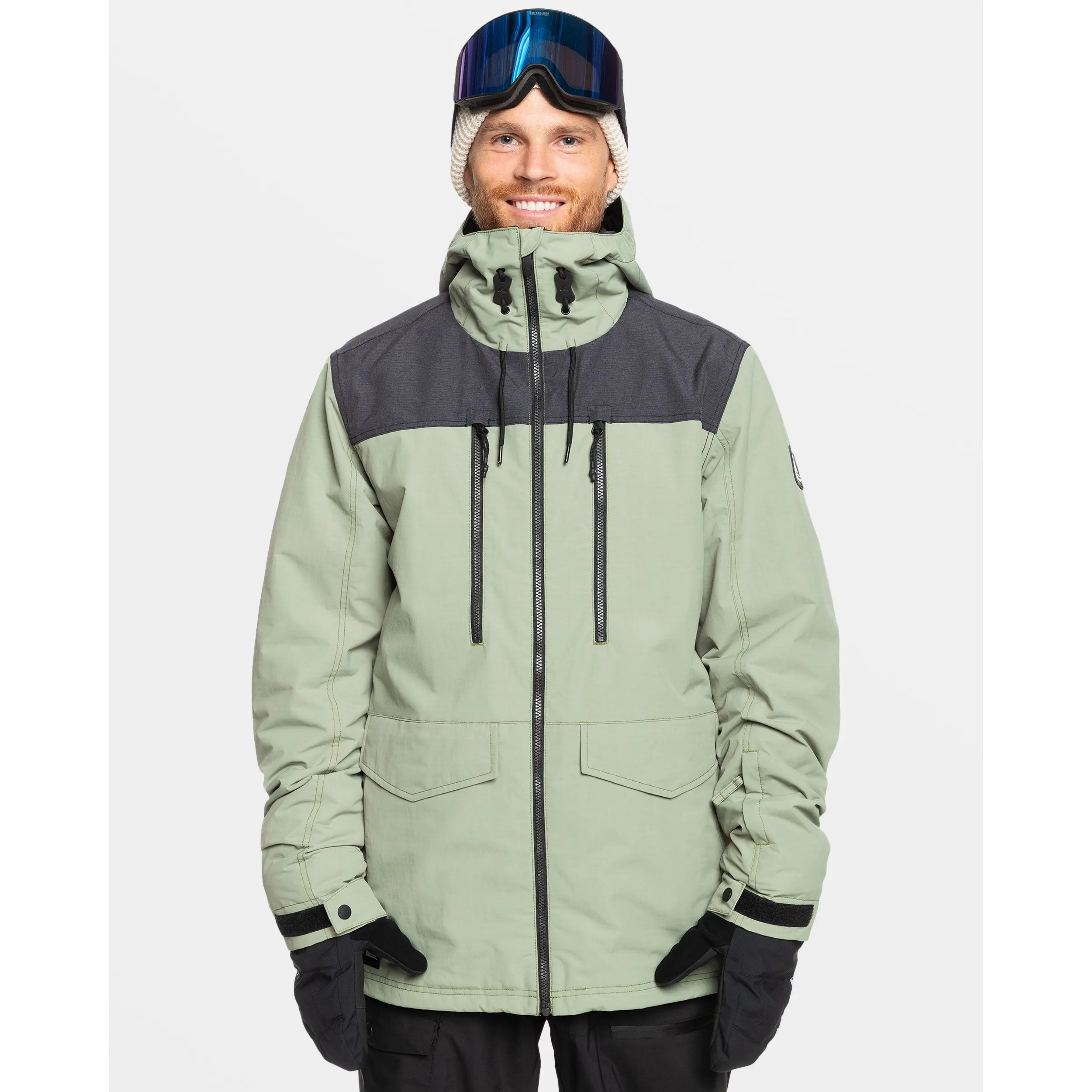 Quiksilver | Fairbanks Snow Jacket | Men's Stretch Fit Water-Repellent | Everyday Wear & Casual Streetwear