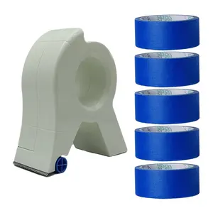 Masking Tape Application Tool, Handheld Roll Design, Precision Straight Edge Adhesive, Ideal for Painting Edges & Tile Grout Lines