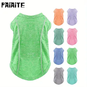 Reflective Safety Fashion Sun Protection Dog Clothing, Quick-Drying, Elastic, Available in Sizes from Small to Large Dogs