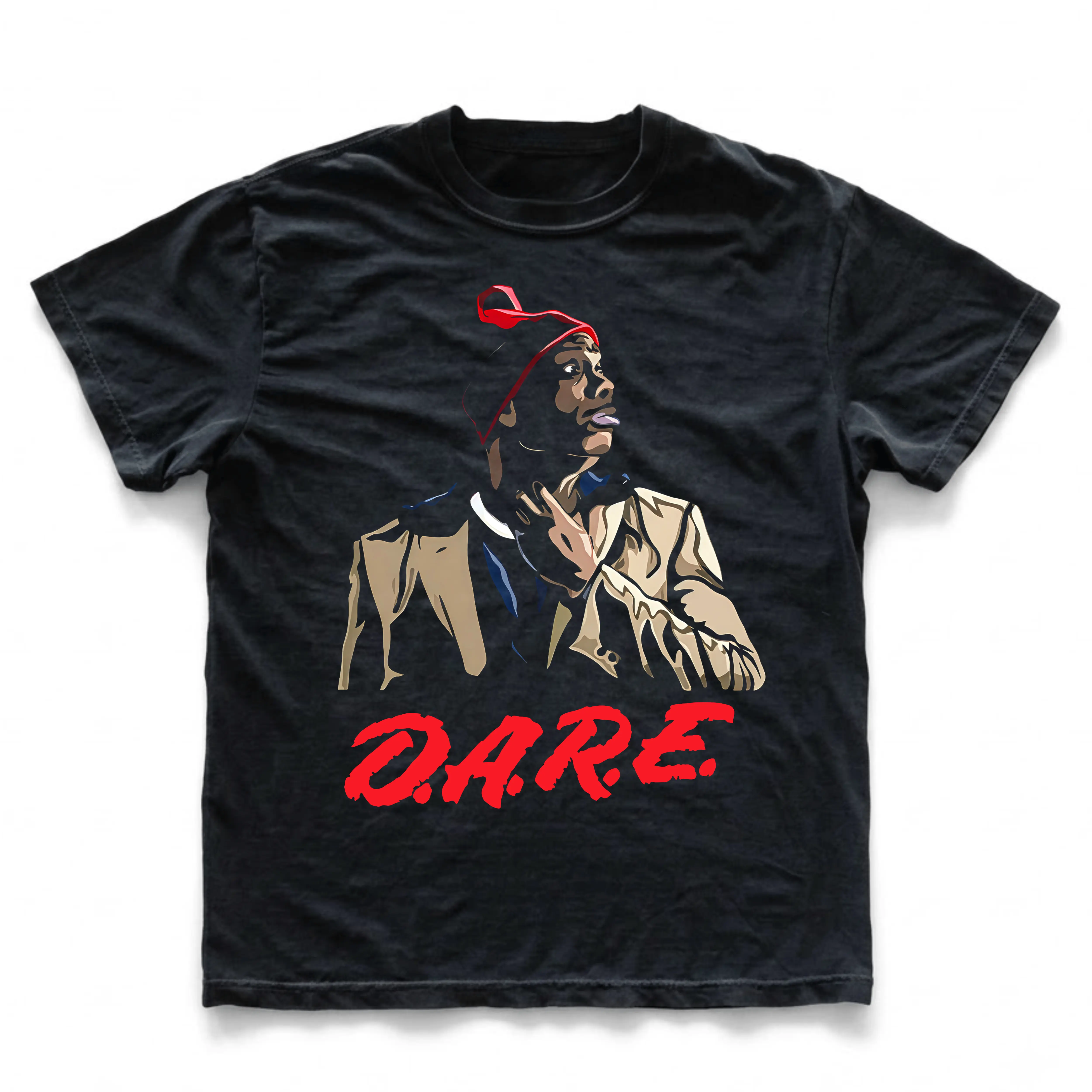 Gildan Men's and Women's T-shirt, Vintage D.A.R.E Biggums Graphic Tee, Dave Chappelle Comedy Shirt, Chappelle Show Merch, Tyrone Biggums Parody Top, Funny DARE Logo Apparel, Retro 2000s Sketch Humor Tee, Unique Gift for Comedy Fans, Unisex Streetwear