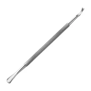 Stainless Steel Cuticle Pusher Professional Cuticle Remover Tool With Fork Nails Care Tool For Manicures And Pedicures