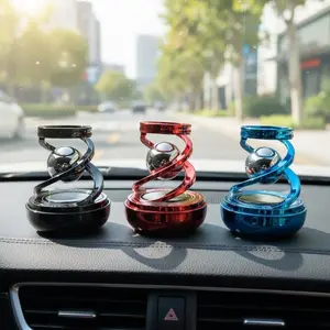 3pcs Red, Blue, Black Luxury Snake Car Air Freshener, Elegant Crystal Dashboard Perfume Diffuser with Refillable Scent Disc, Premium Interior Decoration, A Unique Gift for Car Lovers