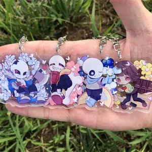 Undertale Acrylic Keychain Anime, Bag Accessory, Fan Gift