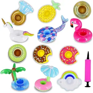 Summer Pool Must-Have Inflatable Drink Floats 12 Pack