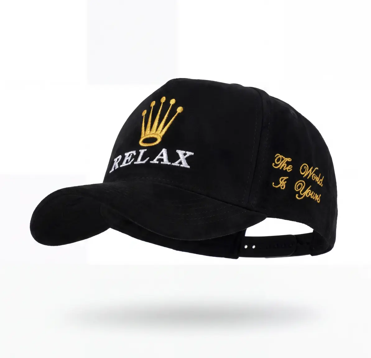 Men's Full Suede Cotton Adjustable Snapback Cap - Breathable A-Frame Flatbill Baseball Cap Snapback, Casual Accessory for Birthday Anniversary Ceremony, Beach Wear Engagement Gift