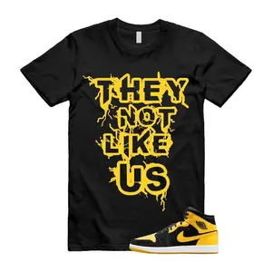 1 New Love Black Varsity Maize Yellow White 2025 T Shirt Match US