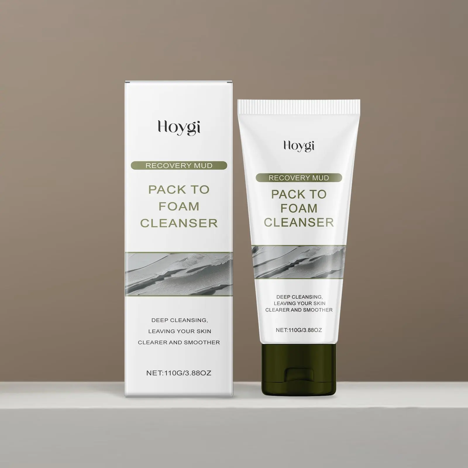 Hoygi Gentle Cleansing Mud Mask, Moisturizing & Exfoliating Face Care, Hydrating Skincare Balm for Deep Pore Cleaning, Single Pack