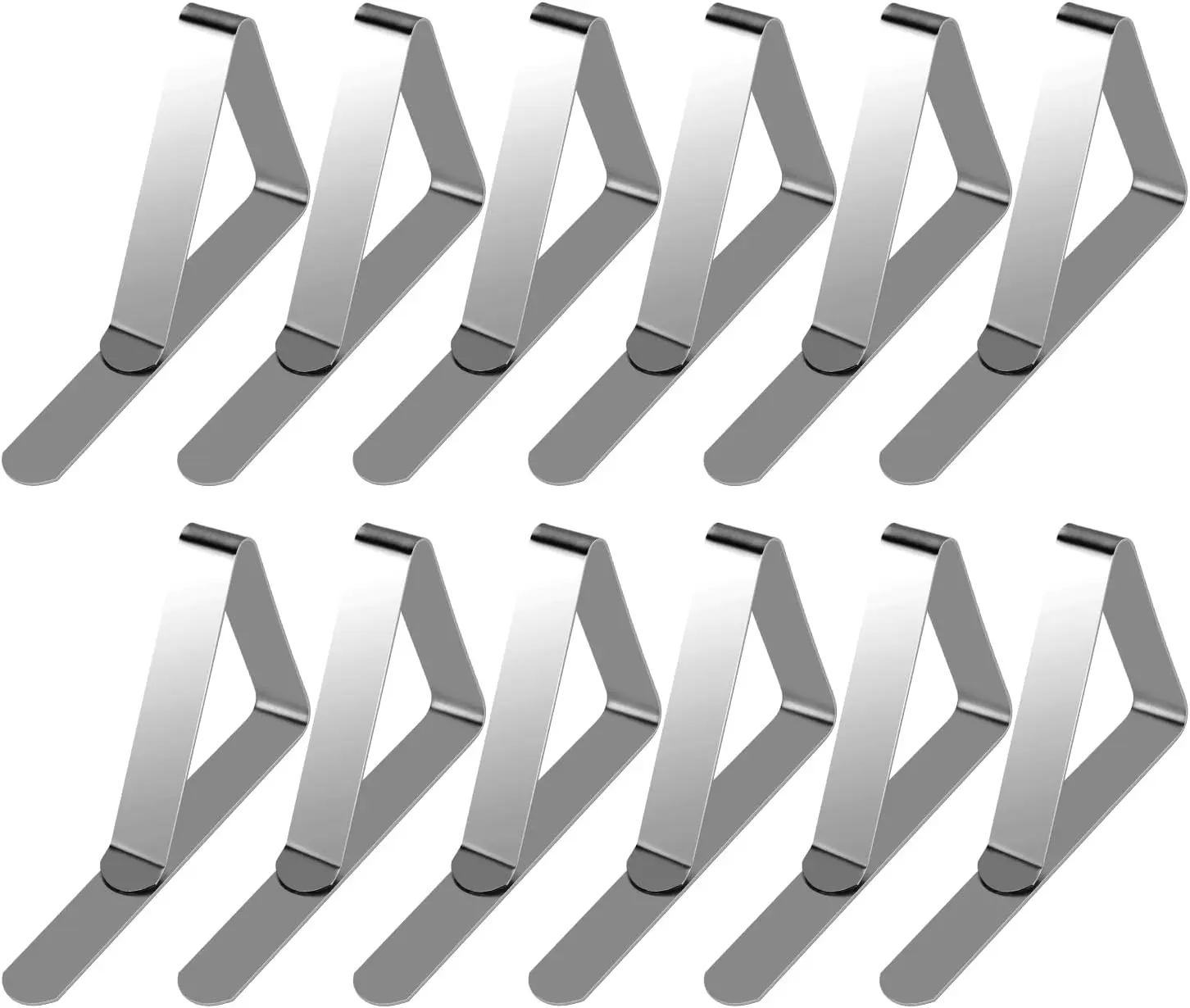 12 Picnic Tablecloth Clips for Outdoor Tables, Premium Tablecloth Clip Holders, Thick Dining Table Clips, Metal Tablecloth Clamp Clip, Cover Clamps.