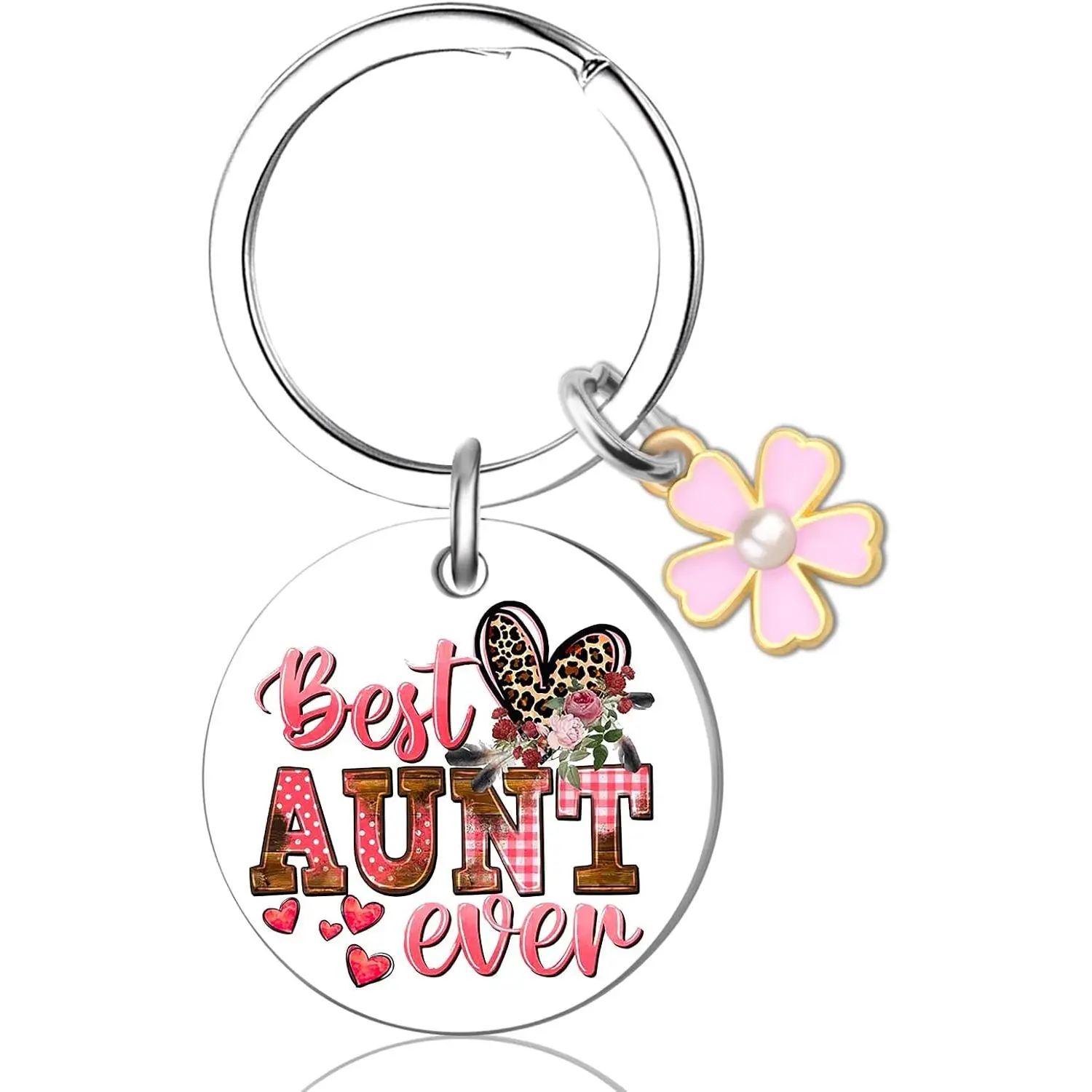 Mothers Day Auntie Gift Ideas Best Aunt Ever Gifts Cool Aunt Keychain Gifts From Niece Nephew Unique Birthday Christmas Gift for Auntie Her