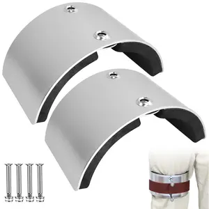 2 count Drywall Stilt Replacement Part, Stilt Accessories Made of Aluminium Alloy, Curved Plate for Fixed , Suitable for Home Improvement, Plastering, Painting and Wiring (1)