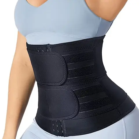 Women's Shapewear Waist Trainer Belt with 3-Row Hook-and-Eye Closure, Body-Shaping Workout Cincher for Sports, Exercise, and Fitness