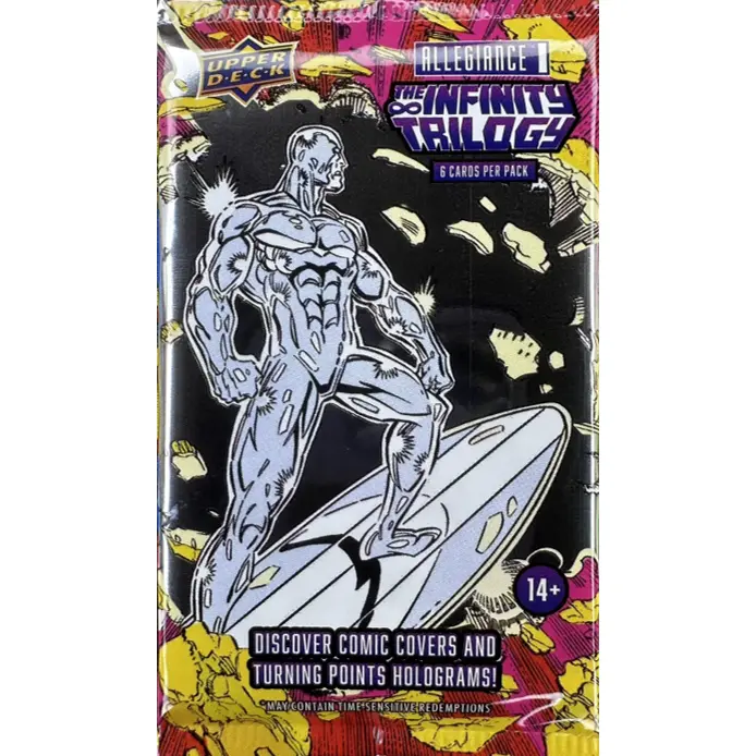 2023 Upper Deck Marvel Allegiance: The Infinity Trilogy Non-Sports Trading Card Pack (6 Cards), Trading Card Packs, Collectible Cards