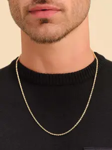 ICED CHICS 1pc Rope Chain - 2mm Width Fashion Necklace Elegant Jewelry for Daily Wear, Perfect Gift for Birthdays and Special Occasions，Unisex