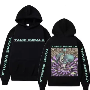 Retro Tame Impala Hoodie with Unique Double Sided Artwork