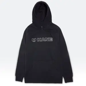 KANE Logo Pullover Hoodie - Black