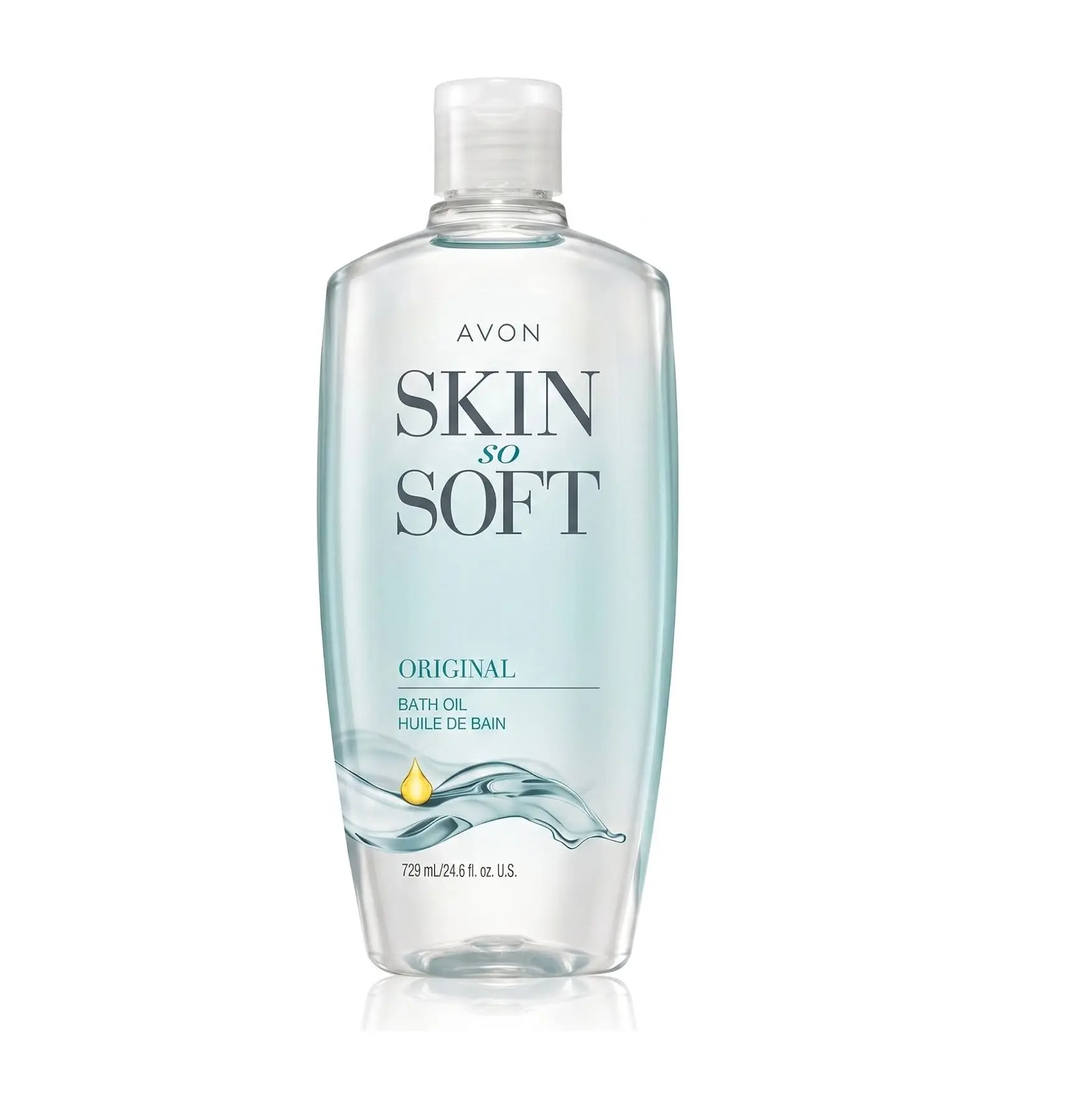 AVON Skin So Soft Original Bath Oil - 24.6 oz - Moisturizing Body Oil | For Women - Jojoba Moisturizing Body & Shower Oil for Dry Skin Care, & for 48-Hour Intense Hydration & Silky Soft Skin