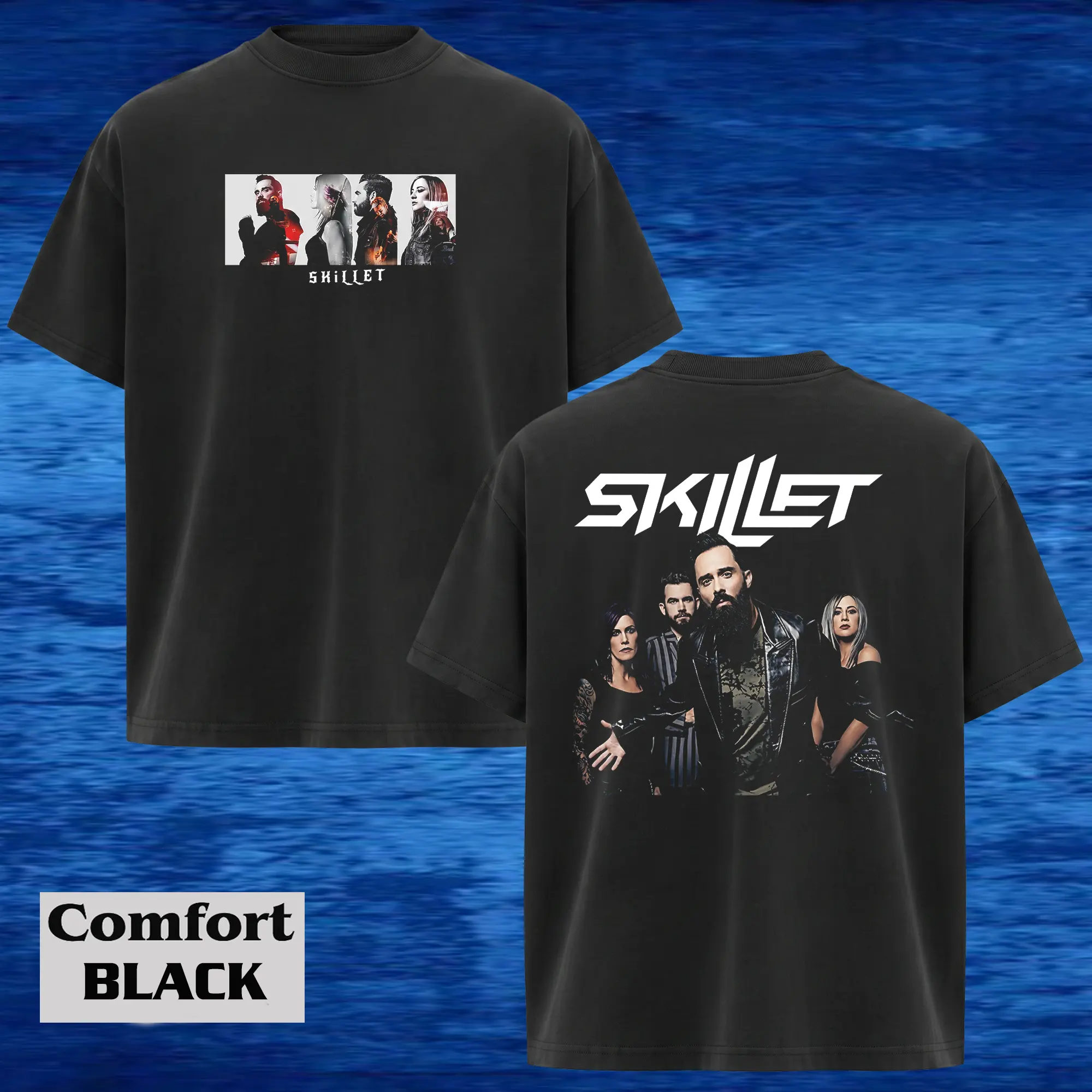 Vintage Retro Skillet Comfort Colors T-shirt, Music Graphic Tee, Rock Band Shirt, Retro Music Tee, Rock Music Lover Comfort T-shirt, Y2K Outfits Top Menswear Clothing Skillet Merch, Concert Merch, Summer Outfits, Gift For Fans