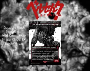 Guts, The Black Swordsman Commander Proxy Single: Cloud EX-Soldier