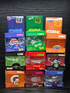 Cube Squishes of drinks beverages soda coffee for stress relief