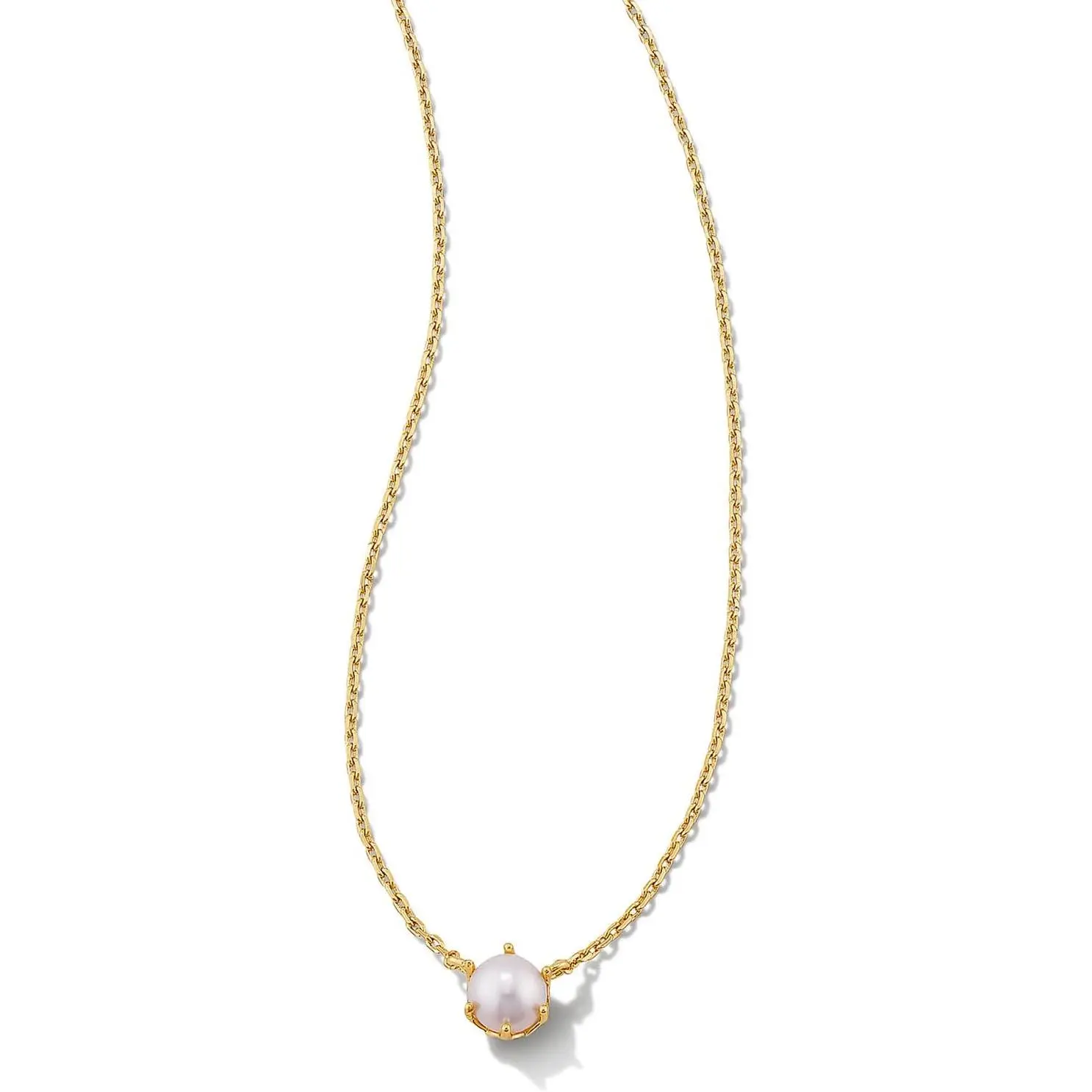 Kendra Scott Ashton Pendant Necklace in White Pearl, Fashion Jewelry for Women
