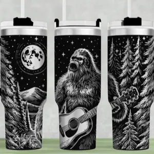 Sasquatch Serenade  Custom Engraved 20 oz Tumbler