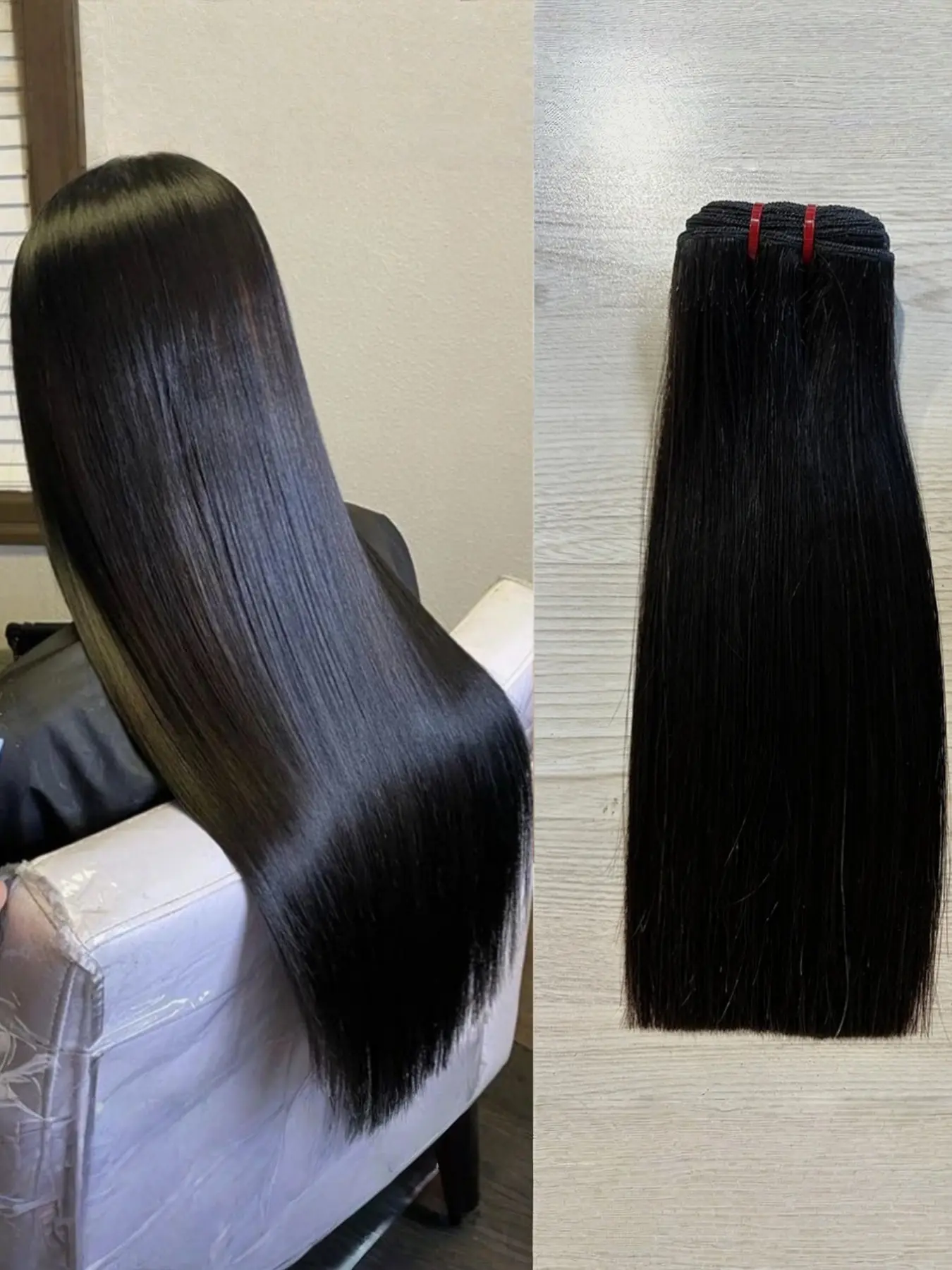 High-Quality Bone Straight Vietnamese Hair Bundles, Medium Length Human Hair Weaves, Natural, Perfect for Stylish Looks, Straight Hair Extensions