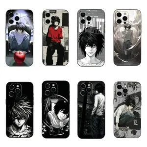 Death Note L Lawliet  Phone Case for iPhone 17, 16, 15, 14, 13, 12, 11 Pro Air Plus ProMax and Samsung S26-S20 Ultra Plus FE shock-absorbing phone cases, fashionable gift.