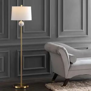 JONATHAN Y Vaughn Modern Metal/Resin LED Floor Lamp; for Living Room, Bedroom, Kitchen, Office JONATHAN Y Vaughn Modern Metal/Resin LED Floor Lamp; for Living Room, Bedroom, Kitchen, Office