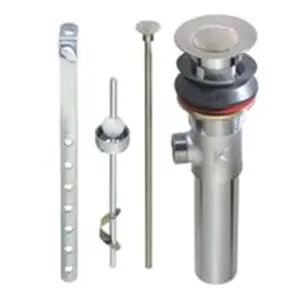 212 MAIN Mechanical Sink Pop-Up Assembly, Brushed Nickel, 1.25 in, 4 in Tail-Piece (Plumb Pak K820-77BN Model)
