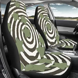 Star Spiral Abstract Pattern Car Seat Cover, Durable Polyester Car Seat Protector, Universal Car Interior Accessories for Front & Rear Seats, Car Seat Decorative, Automotive Seat Covers