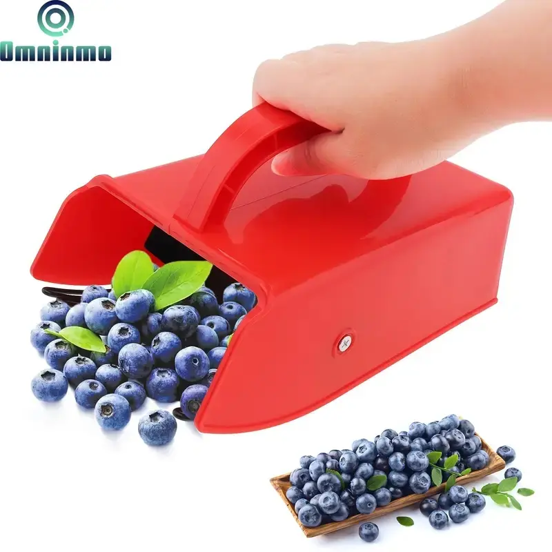 Berry Picking Rake with Metal Comb, Ergonomic Handle, Lightweight Dishwasher Safe, Ideal for Home Farm Gift, Berry Harvester, Berry Gathering Tool
