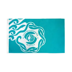 Seattle City Flag 3x5ft Poly