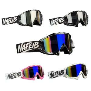Adjustable Off-Road Goggles with Interchangeable Lenses – Versatile protective eyewear for motocross, mountain biking (MTB), dirt biking, skiing, and climbing. A perfect gift for motorsports enthusiasts and outdoor adventurers.