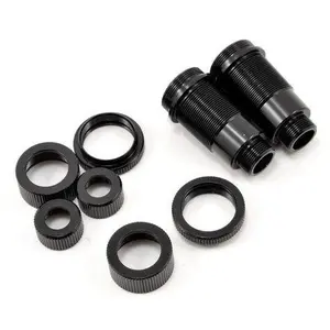 Losi Rear Shock Body Set, Aluminum, Black: Mini 8IGHT