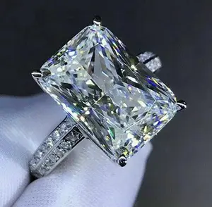 Wholesale 925 Silver Filled Wedding Ring Women Jewelry Cubic Zircon Ring Sz 6-10 Fast USA Shipping