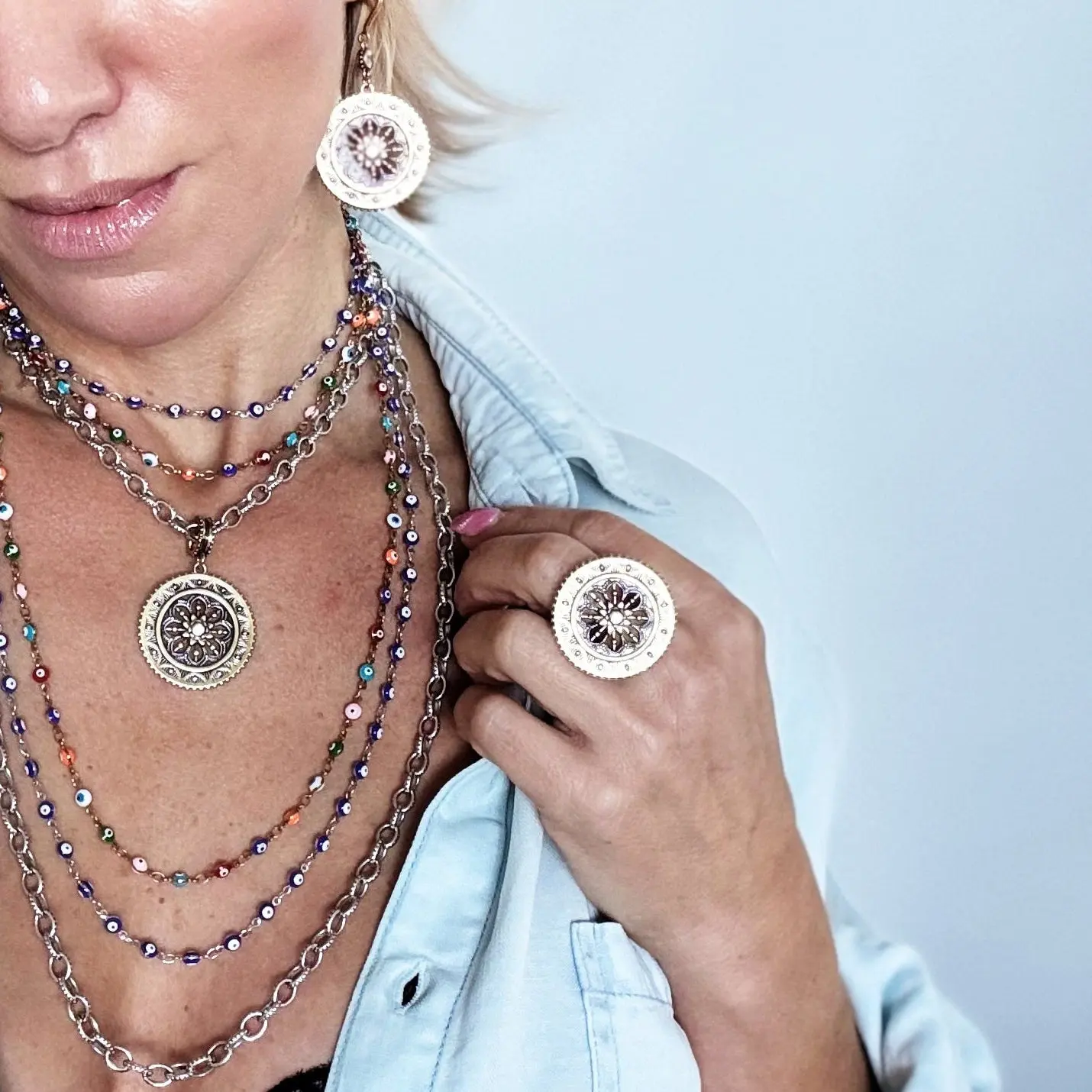 Believe Mandala Necklace