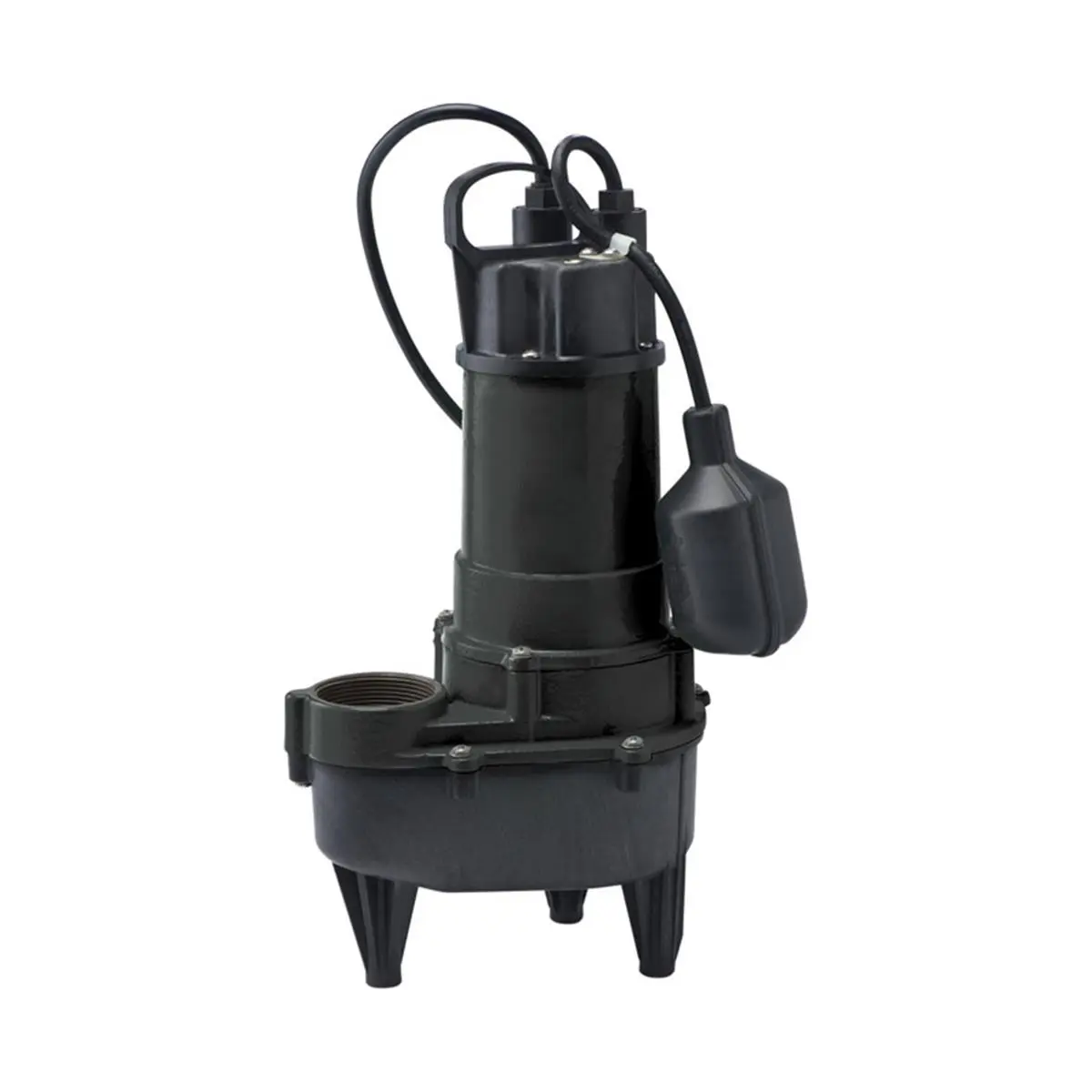 Eco-Flo 4768735 Cast Iron Sewage Pump - Dependability, Great Quality for Home Needs, 115V, 3.3A, 3.3 Amps