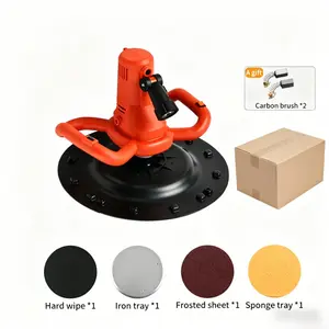 6inch Professional-grade electric random orbital hand-held wall sander, upgrade your DIY projects, hand-held cement floor polishing machine, polishing machine, household concrete smoothing machine Multi-Function Tool Set