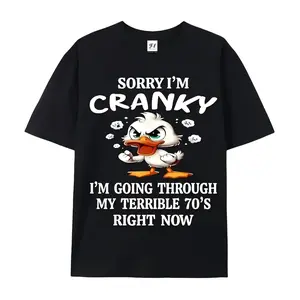 Funny 70s Duck Graphic Tee, 100% Cotton Casual Crew Neck Outfit, Unisex Couple Fashion Top, Cute Retro Style, Best Valentine’s Day Gift For Him Her, Perfect Gift For Boyfriend Girlfriend Husband Wife