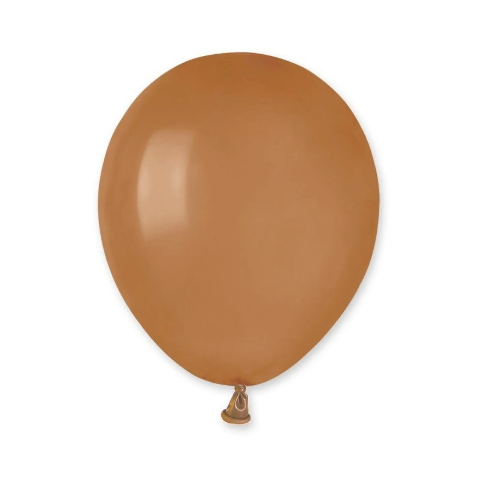 Solid Balloon Mocha A50-076  | 100 balloons per package of 5'' each