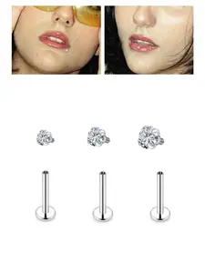 Medusa Piercing Lip Rings, Stainless Steel Labret Jewelry, Monroe Lip Rings, 16g, Various Sizes, Tragus, Nail, Conch, Cartilage, Helix