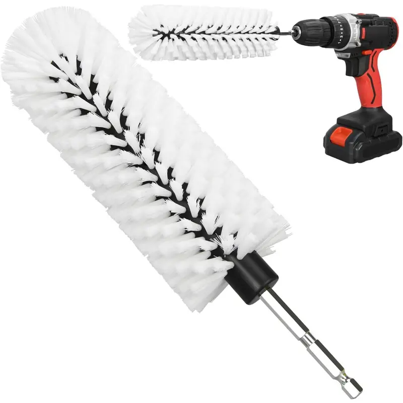 Drill Brush for Wheel and Bottle, Highly Dense and Durable Cleaning Brush for Wheels, Rims, Engines, Exhaust, Bottle
