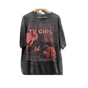 Vintage TV Girl T-Shirt Gift For Him and Her, TV Girl Vintage Unisex Shirt, 90s Retro Design Graphic Tee, Fashion Cotton, Full Colors, Full Sizes, For Men, For Women